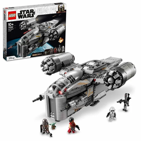 LEGO 75292 Star Wars The Razor Crest Mandalorian Starship Toy with The Child Minifigure (Exclusive to Amazon)