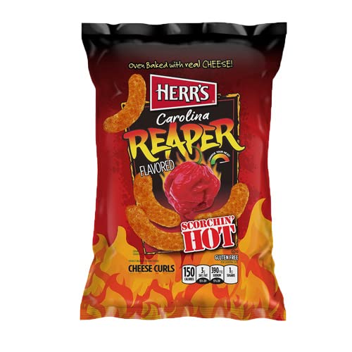 Herr's - Carolina Reaper Cheese Curls - 12x 184g