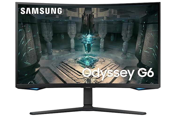Samsung 27" Curved Gaming Monitor 240hz 1 ms QHD Odyssey G6 - (LS27BG652ENXGO) [Canada Version] - LS27BG652ENXGO - 27 inch