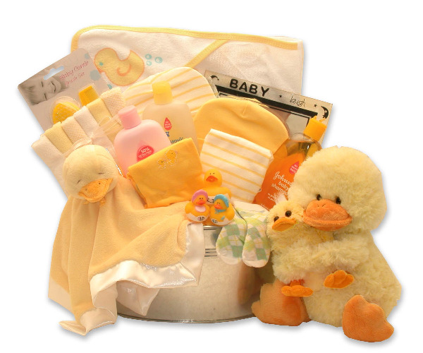 Bath Time Baby New Baby Basket-Yellow - Bath Time Baby New Baby Basket-Yellow / RR89091-Y / Mother's Day