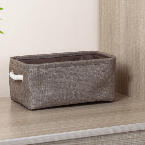 Folding Storage Baskets - Coffee / Medium