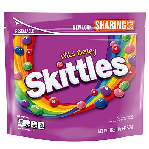 Skittles, Wild Berry Candy Sharing Size Bag, 15.6 oz - Wild Berry
