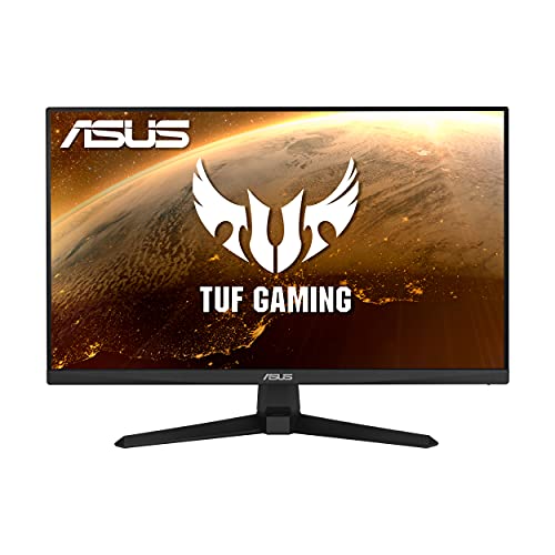 ASUS TUF Gaming 23.8” 1080P Monitor (VG247Q1A) - Full HD, 165Hz (Supports 144Hz), 1ms, Extreme Low Motion Blur, Adaptive-sync, FreeSync Premium, Shadow Boost, Speakers, Eye Care, HDMI, DisplayPort - 23.8" FHD 1ms 165Hz FreeSync Premium