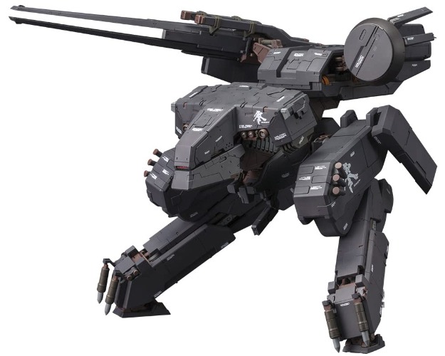 Metal Gear KP305X Solid Metal Gear REX Black Version, Total Length: Approx. 8.7 inches (220 mm), 1/100 Scale Plastic Model