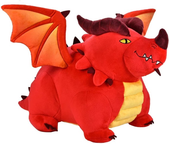 Red Flying Dragon Doll Plush Doll, The Best Choice for Holidays, Suitable for Birthday Gifts for Boys and Girls, 25 Centimeters/9.8 inches