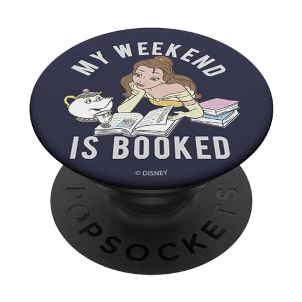 PopSockets Disney Beauty & The Beast Belle My Weekend Is Booked PopSockets PopGrip: Swappable Grip for Phones & Tablets