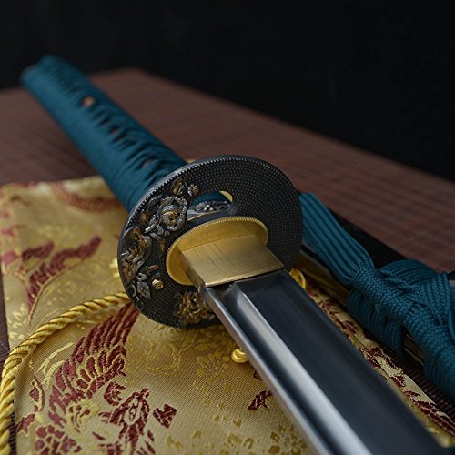Handmade katana High Carbon Steel Full Tang Blade Japanese Samurai Sword Katana Sharp