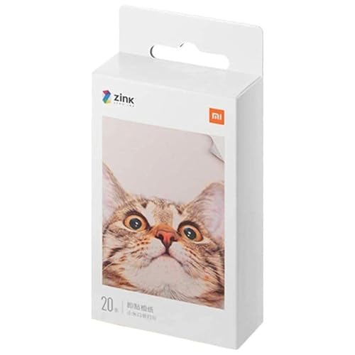 Xiaomi tragbares Drucker-Fotopapier, hochwertiges 3-Zoll-Fotopapier 20 Blatt, TEJ4019GL , 20 Stück (1er pack) - Single
