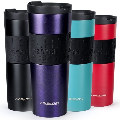HASAGEI Travel Mugs for Hot Drinks, Insulated Coffee Mug with Leakproof Lid BPA-Free Coffee Travel Mug, Vacuum Insulation Stainless Steel Cup for Hot and Cold Coffee and Tea (Nevy Blue, 600ml/21oz)