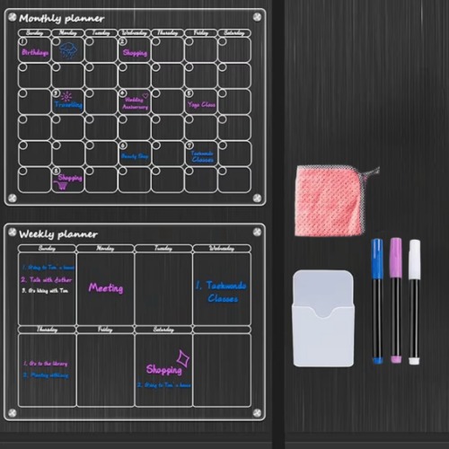 Task Master™ - Magnetic Acrylic Calendar & Planner