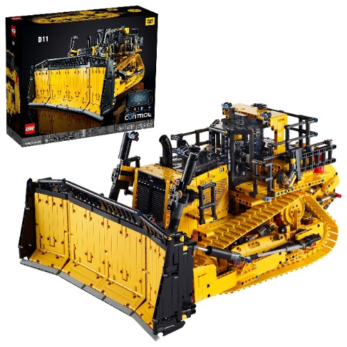 LEGO 42131 Technic Appstyrd Cat D11 bulldozer, Byggsats för Vuxna, Byggleksak med Fjärrkontroll