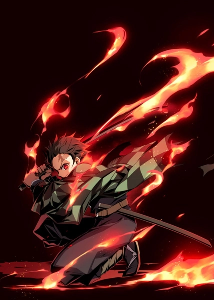 'Demon Slayer' Poster, picture, metal print, paint by Brant Fadel | Displate