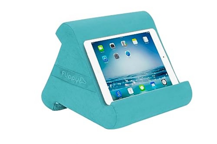 Flippy Tablet 4.0 Pillow Stand Holder for Lap, Desk & Bed - Convenient Storage for Your Items - Carry Strap Handle - Compatible with iPad, Kindle, Fire, Samsung Galaxy - I Wanna Go to Miami - I Wanna Go To Miami 4.0