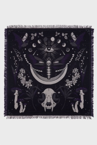 Moonflower Woven Blanket | One Size / Multi / 100% Cotton