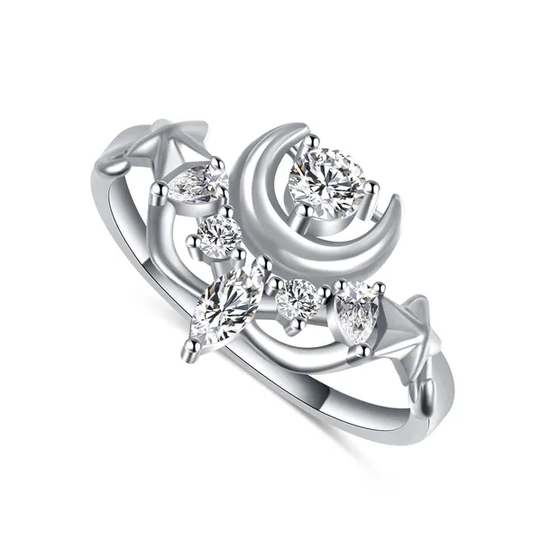 Luna Transformation Ring Silver