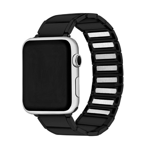 Magnetic Clasp Apple Watchband - 42mm/44mm / Jet Black