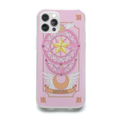 Phone Case Compatible with iPhone Cardcaptor Pro Sakura Waterproof Clow Plus Card 15 Series Tarot Max Multicolor
