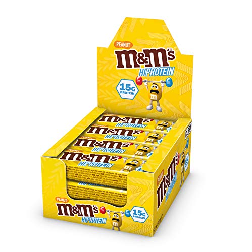 M&m Hi-protein Bar Peanut 12x51g - Peanut - 12 Count (Pack of 1)