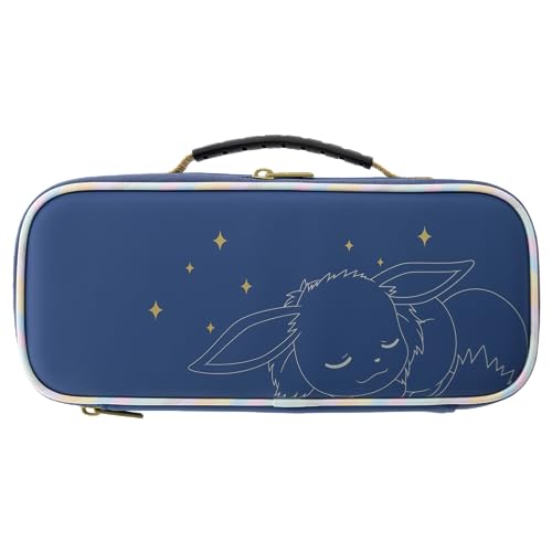 HORI Nintendo Switch Cargo Pouch Compact (Eevee Evolutions) Split Pad Compact Compatible Travel Case - Officially Licensed by Nintendo & Pokémon - Nintendo Switch & Nintendo Switch - OLED Model