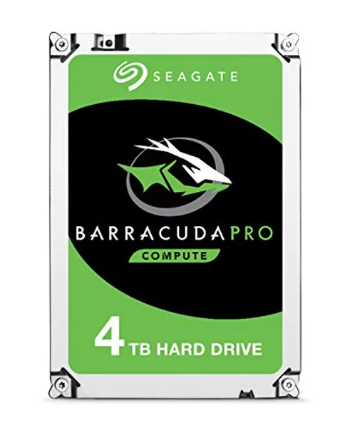 Seagate BarraCuda Pro 4 TB Internal Hard Drive Performance HDD – 3.5 Inch SATA 6 Gb/s 7200 RPM 128 MB Cache for Computer Desktop PC, Data Recovery (ST4000DM006) - 4 TB - BarraCuda Pro 3.5 Inch HDD