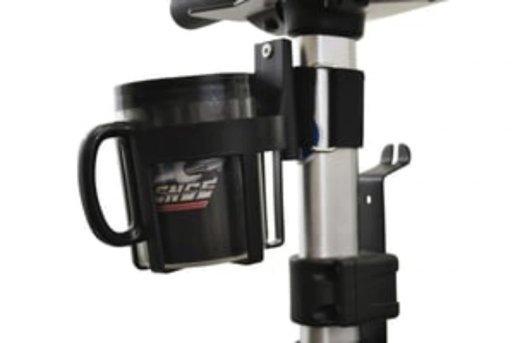 Diestco Cup Holder for Exposed Tubing : strap system for tubing, horizontal or vertical mount