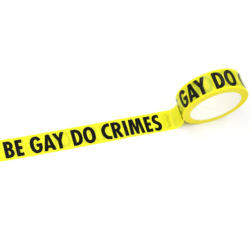 BE GAY, DO CRIMES Glitter Washi Tape by This Is Hannako | Default Title
