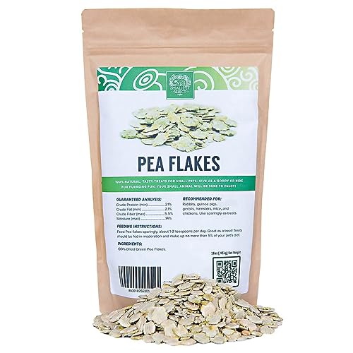 Small Pet Select- Pea Flakes, 1lb - 1 Pound (Pack of 1)
