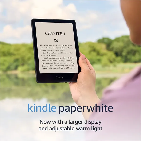 Kindle Paperwhite (8 GB) – Now with a 6.8" display and adjustable warm light – Without Lockscreen Ads