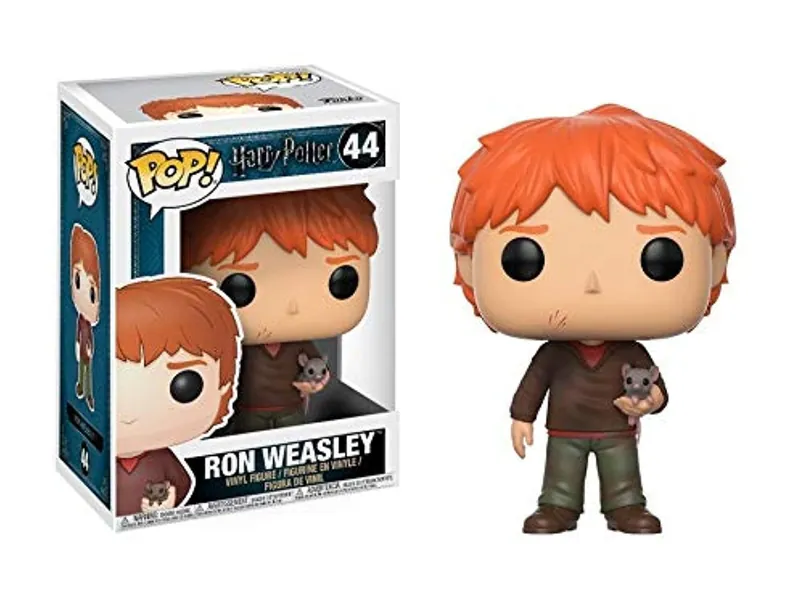 Funko Pop Movies Harry Potter-Ron Weasley with Scabbers Toy