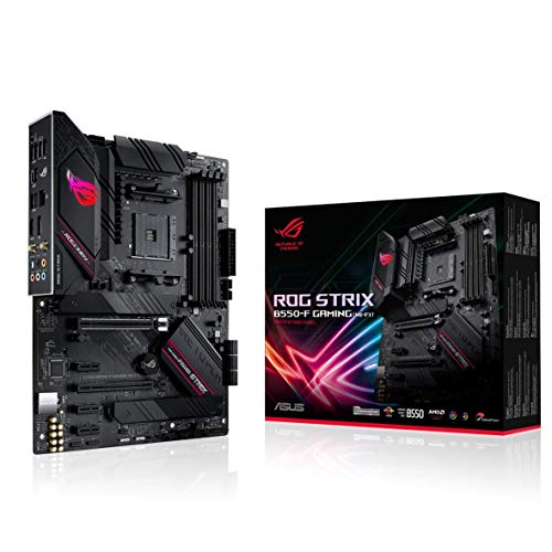 Asus ROG Strix B550-F Gaming WiFi II AMD AM4 (3rd Gen Ryzen) ATX Motherboard (PCIe 4.0,WiFi 6E, 2.5Gb LAN, BIOS Flashback, HDMI 2.1, Addressable Gen 2 RGB Header and Aura Sync) - ROG STRIX B550-F GAMING WIFI II