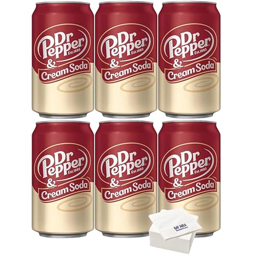 Dr Pepper 12oz. can (pack of 6) (Cream Soda) - Cream Soda