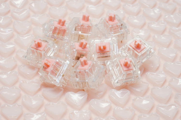 Sakurio® / Rosélio® Switches (Silent Linear) | 62g Sakurio