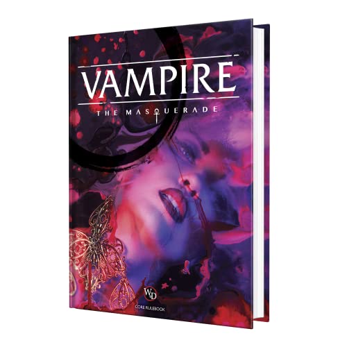 Renegade Game Studios Vampire: The Masquerade 5th Edition Roleplaying Game Core Rulebook, 18+, A Storytelling Game of Personal and Political Horror. - Rulebook