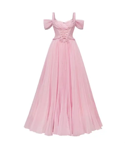  The Whisper Pleated dress
