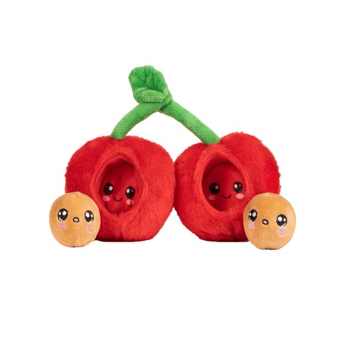 Cherry Plush Toys: Adorable & Promotional - Red / to be customized