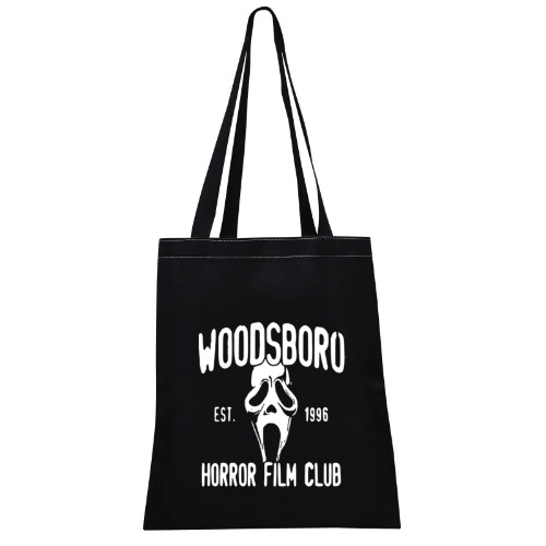 TSOTMO Horror Movies Merchandise Tote Bag Scream Ghost Face Tote Bag Horror Thriller Movie Fans Gift Halloween Style Tote Bag (C.CLUB Canvas) - C.CLUB Canvas