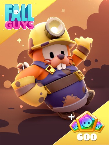 Fall Guys - Miner Mole Pack