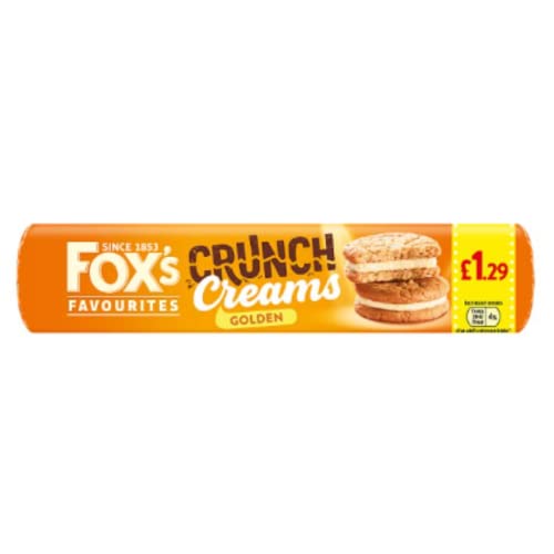 Fox's Favourites Crunch Creams Golden 200g x Case of 12 - Crunch Creams Golden