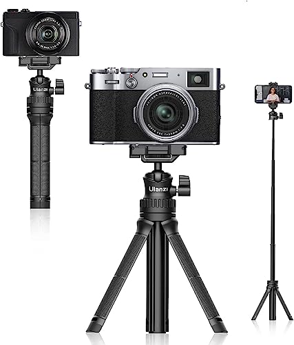 Ulanzi MT-34 Mini trípode para teléfono móvil, trípode Selfie Stick con Soporte para teléfono móvil, trípode de cámara con rótula de Bola de 360 ​​°, trípode para cámara DSLR - Trípode