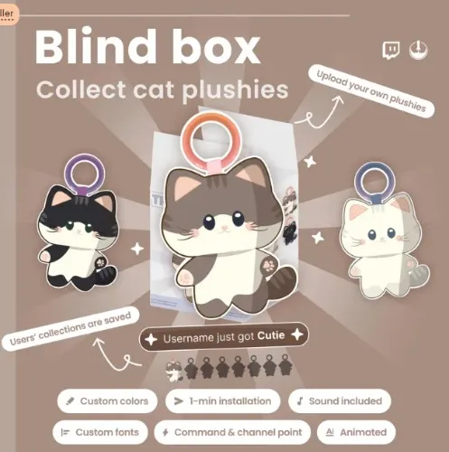 Cat Blind Box Twitch Redeem