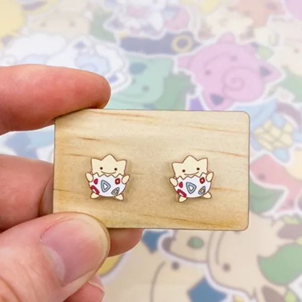 PKMTOG Stud Earrings | Etsy Australia