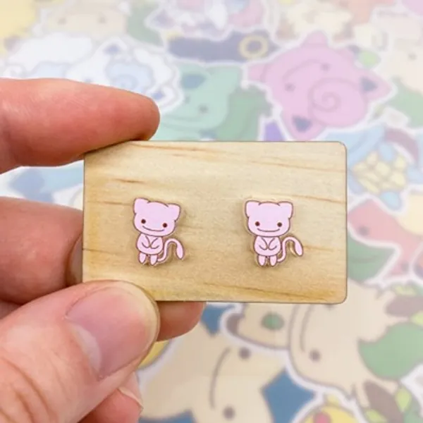 PKMME Stud Earrings | Etsy Australia