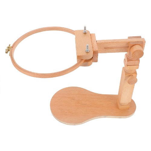 Embroidery Seat Frame Cross Stitch Stand Embroidery Lap Frame Kit Table Wooden Cross Stitch Rack Cross Stitch Hoop Holder