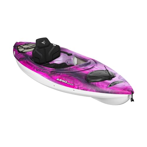Pelican Argo 100X EXO - Premium Sit-in Recreational Kayak - Exo Cooler Bag Included - 10 ft - Stardust