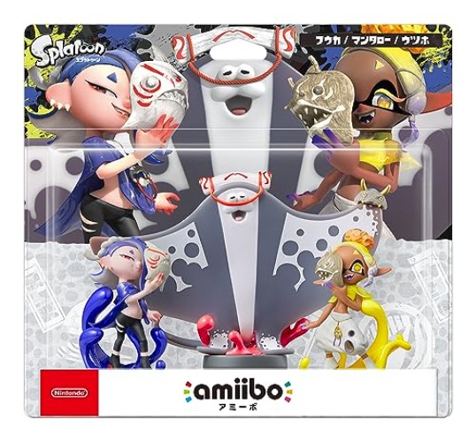 Splatoon Deep Cut Amiibo Set (Shiver, Frye, & Big Man) Triple Amiibo Pack - Nintendo Switch