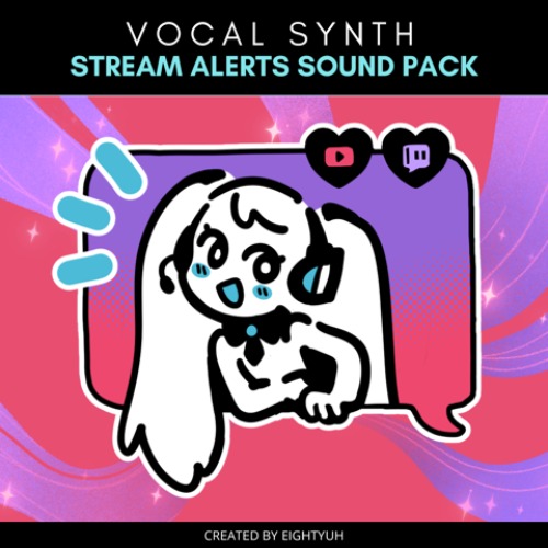 (Hatsune Miku) Vocal Synth Stream Alerts Sound Pack - EightyUh's Ko-fi Shop