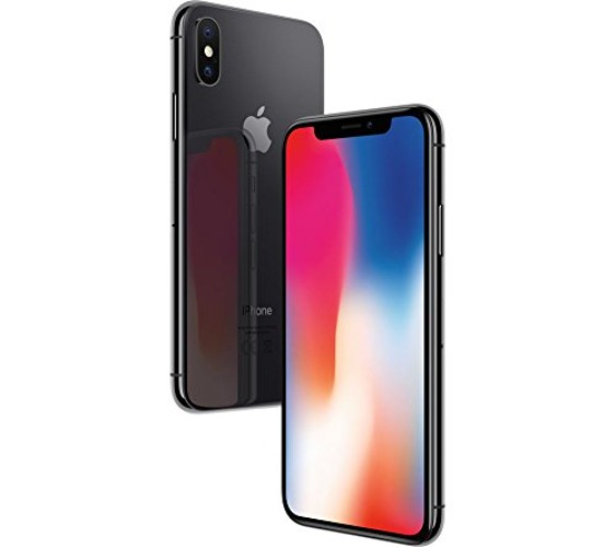 Apple iPhone X, GSM Unlocked 5.8", 64 GB - Space Gray (Refurbished) - Unlocked - 64 GB - Model