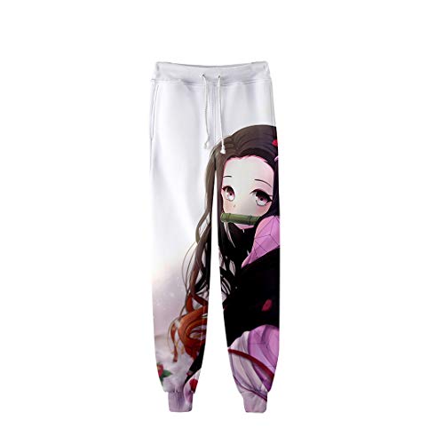 GO2COSY Anime Demon Slayer: Kimetsu no Yaiba Trousers Pants Cosplay Gym Joggers Drawstring Sports Sweatpants - XX-Small - 11