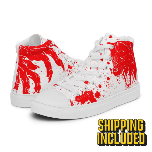 Night of the Werewolf High Top Canvas Shoes (Women’s) - 8.5