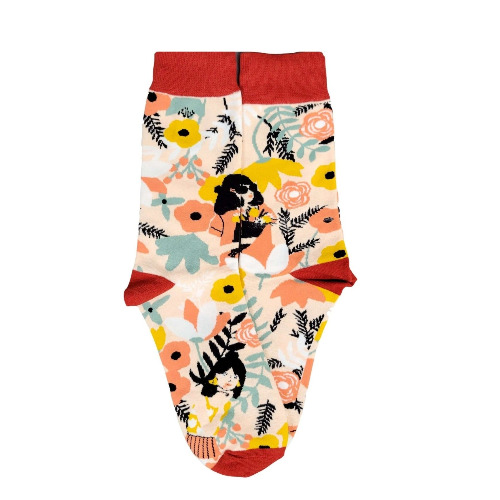 Artsy Plant Lady Socks from the Sock Panda